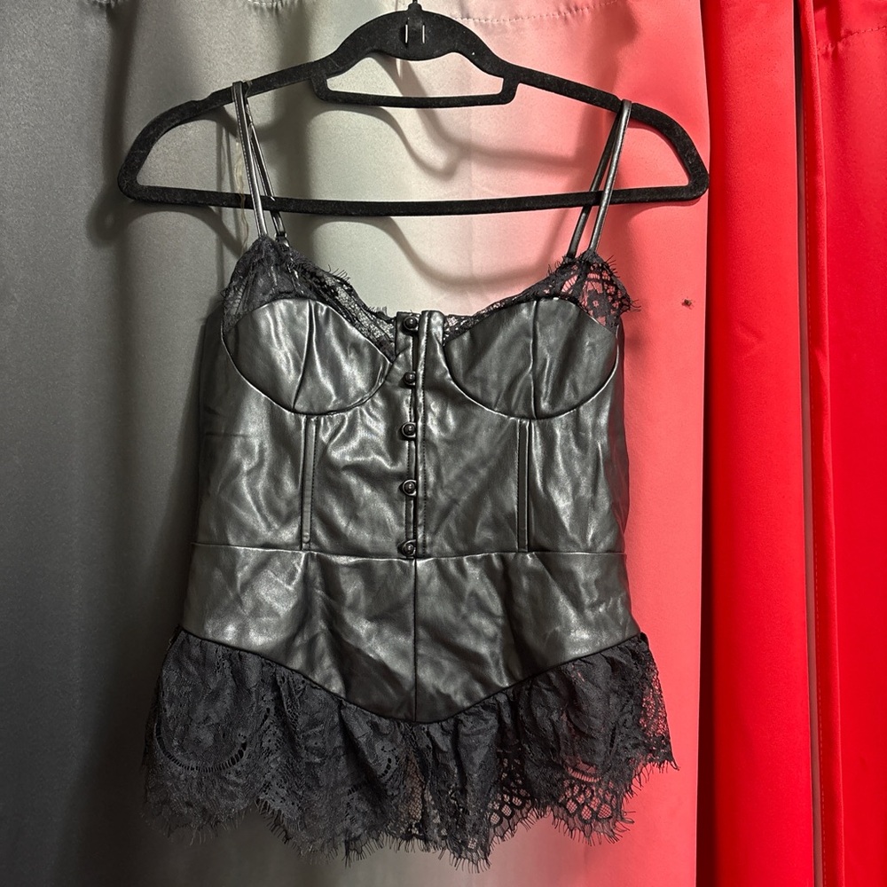 Fashion Nova Black Lace Camisole